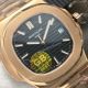 Swiss Replica Patek Philippe Nautilus GBF Cal.324 Watch Rose Gold Black Face (3)_th.jpg